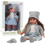 Sweet Angel lėlė su pilku drabužėliu &ndash; 36,5 cm
