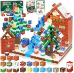 Magnetinės kalėdinės minecraft kaladėlės 300vnt