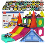 3D magnetiniai konstruktoriai, automobilių čiuožykla