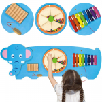 VIGA sensorinės manipuliacijos lenta, dramblys, FSC Montessori sertifikatas