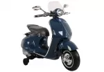 Mėlynas elektrinis paspirtukas Vespa GTS 300 vaikams