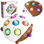 Skaičių ir spalvų Pop-it ežiukas