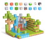 Didelis 3D magnetinių kaladėlių rinkinys &bdquo;MineCraft&ldquo; 275 dalys