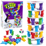 Pingvinai bok&scaron;te &ndash; griūvančio bok&scaron;to įgūdžių žaidimas vaikams ir visai &scaron;eimai