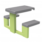 Smoby &bdquo;Picnic Table&ldquo; pikniko stalas su dviem suoliukais