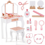 WOOPIE GREEN medinis tualetas su veidrodžiu ir priedais