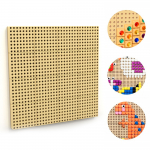 Masterkidz sieninė STEM edukacinė lenta (80 &times; 80 cm) + montavimo panelis