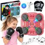 Woopie i&scaron;manusis muzikinis bokso treniruoklis su Bluetooth ir LED