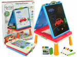 3in1 magnetinė&ndash;kreidinė lenta su žaidimų stalu