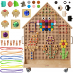 Masterkidz laisvai pastatoma STEM lenta &bdquo;Namelis&ldquo;