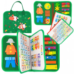 Mokomoji knyga Montessori lagaminas &ndash; Kalėdinis leidimas