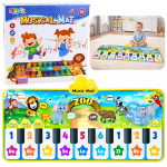Muzikinis zoologijos sodo pianino kilimėlis