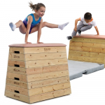 Classic World 4 sluoksnių medinis gimnastikos kubas