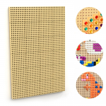 Masterkidz manipuliacinė STEM sieninė lenta (80 &times; 120 cm) + montavimo panelis