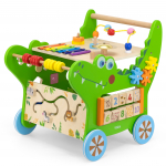 Medinis mokomasis stumdukas-stalas krokodilas