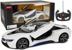 R/C automobilis BMW i8 Rastar 1:14 &ndash; baltas