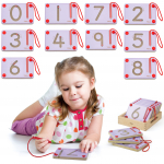 VIGA magnetinės lentos &bdquo;Skaičių ra&scaron;ymo mokymasis&ldquo; Montessori