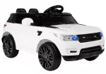 HL1638 Electric Ride On Car &ndash; baltas elektrinis vaiki&scaron;kas automobilis
