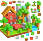 Minecraft magnetinių kaladėlių rinkinys 308vnt