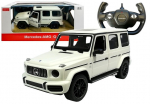 Mercedes G63 RASTAR 1:14 &ndash; baltas nuotolinio valdymo bekelės automobilis (2.4G)