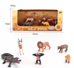 Woopie 6 džiunglių ir safari gyvūnų figūrėlių rinkinys