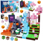 Magnetinės minecraft kaladėlės 150vnt