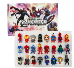 Advento kalendorius &ndash; Ker&scaron;ytojai Superherojai &ndash; 24 figūrėlės langeliai