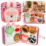 Sensorinė veltinio knygelė &bdquo;Zuikutis&ldquo;