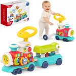 WOOPIE BABY 2-in-1 interaktyvi lokomotyvė &ndash; stumdukas ir paspiriama transporto priemonė