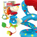 Mink&scaron;tas spiralinis pakabukas, skirtas vežimėliui