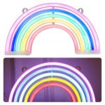 Neoninė vaivoryk&scaron;tės LED lempa USB