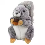 Pliu&scaron;inė voverė su rie&scaron;utu 22 cm