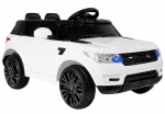 HL1638 Electric Ride On Car &ndash; baltas elektrinis vaiki&scaron;kas automobilis