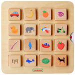 MASTERKIDZ Montessori &scaron;e&scaron;ėlių atpažinimo ir poravimo žaidimas