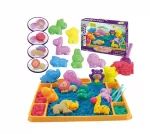 Woopie XL kinetinio smėlio rinkinys &bdquo;Zoo&ldquo; su 1,2 kg smėlio