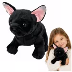 Juodas pliu&scaron;inis prancūzų buldogas &ndash; 22 cm