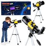 Astronominis teleskopas vaikams 70 mm, 150x