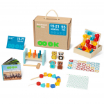 TOOKY TOY Žaislų dėžutė XXL Montessori edukacinė 7in1 sensorinė dėžutė 19-21 mėnesių