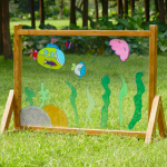 Masterkidz akrilinė lenta su skaidriu pie&scaron;imo pavir&scaron;iumi