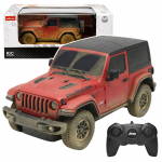 Jeep Wrangler Rubicon Muddy RASTAR 1:24 RC bekelės automobilis