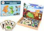 Magnetinės dėlionės dinozaurai kūrybinis rinkinys