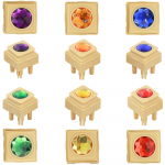 Masterkidz 72 vnt. deimanto formos kaladėlių rinkinys kūrybinėms ir STEM lentoms