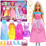 &bdquo;WOOPIE ROYAL&ldquo; rinkinys &ndash; 5 kamuolių suknelės su aksesuarais ir lėle