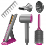 WOOPIE &bdquo;Mažojo kirpėjo&ldquo; rinkinys &ndash; plaukų džiovintuvas, tiesintuvas ir priedai