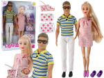 &Scaron;eimos lėlės: Lucy, Kevin ir kūdikis su priedais