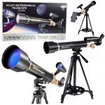 Astronominis teleskopas 50&times;115 mm su aliuminio trikoju ir priedais