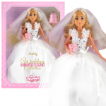 &bdquo;Lily Bride Doll &ndash; vestuvinė lėlė su balta suknele
