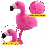 Pliu&scaron;inis flamingo pakabukas 12 cm