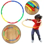 Spalvingas hula lankas su i&scaron;kilimais, 80 cm, 8 dalių