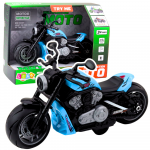 Battery Operated Toy Motorcycle Motor Lights Sounds Blue